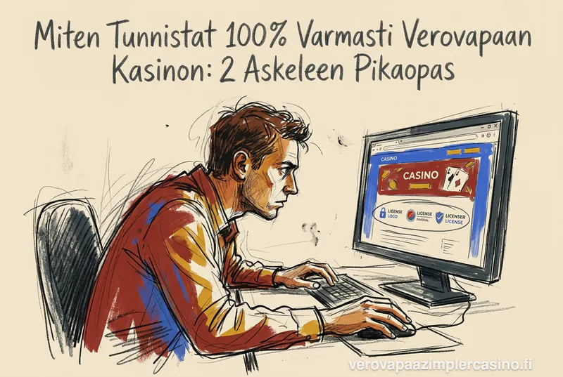 Miten Tunnistat 100% Varmasti Verovapaan Kasinon: 2 Askeleen Pikaopas